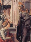 Fra Filippo Lippi Details of The Annunciation Germany oil painting artist